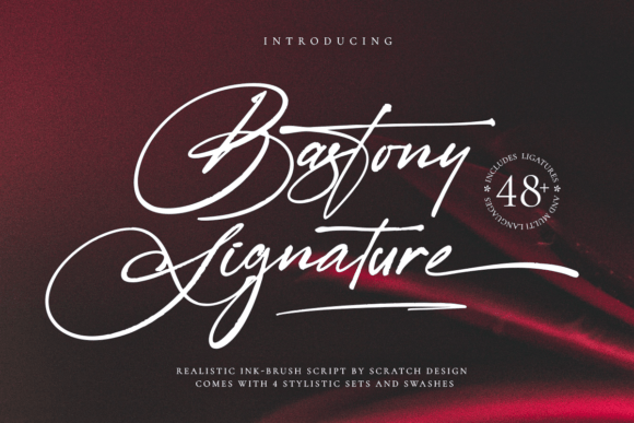 Bastony Signature: Elevate Your Brand with Realistic Brush Typography