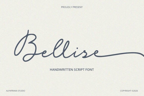 Bellise Script Font Evaluation