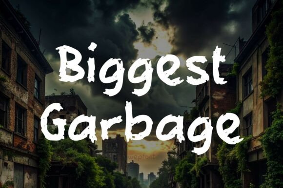 Biggest Garbage: The Edgy Font for Bold Design