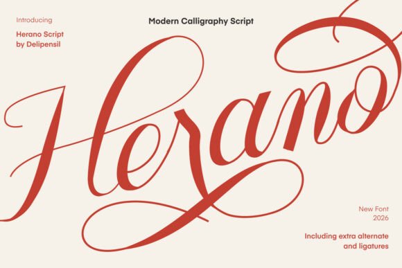 Herano Script Typeface Evaluation