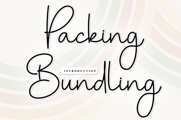 Packing Bundling: The Art of Rhythmic Typography for Modern Brands