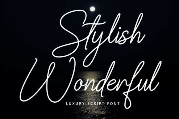 Stylish Wonderful: Elevating Design with Elegant Script