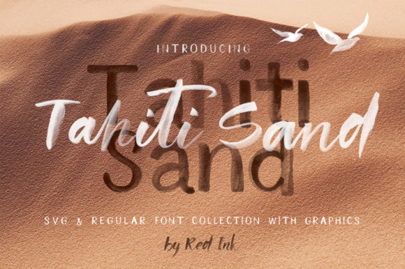 Tahiti Sand: The Perfect Script for Holiday Designs